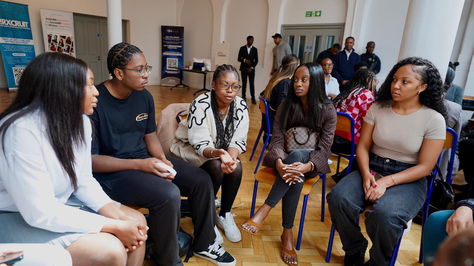 Breakout discussion between young people